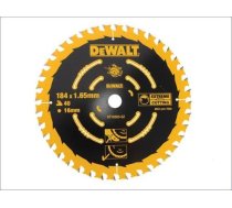 Griešanas disks kokam DeWalt; 184x1,65x16,0 mm; Z40; 20°