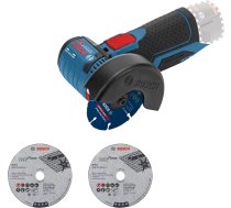 Akumulatora leņķa slīpmašīna Bosch GWS 12V-76 V-EC; 12 V; (bez akumulatora un lādētāja)