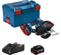 Akumulatora ripzāģis Bosch GKM 18V-50 Professional; 18 V; 2x5,0 Ah akum.