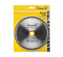 Griešanas disks kokam Condor CON-TCT-2106; 210 mm; Z60
