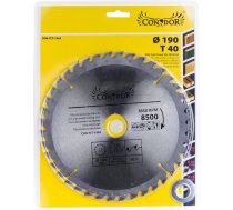 Griešanas disks kokam Condor CON-TCT-1904; 190 mm; Z40