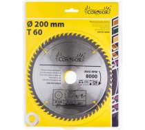 Griešanas disks kokam Condor CON-TCT-2006; 200 mm; Z60