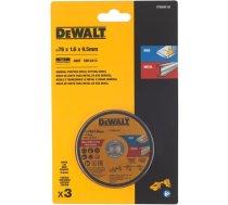 Abrazīvais griešanas disks DeWalt DT20592-QZ; 76 mm; 3 gab.