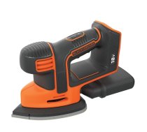 Akumulatora trīsstūra slīpmašīna Black & Decker BDCDS18N-XJ; 18 V (bez akumulatora un lādētāja)