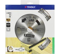 Griešanas disks kokam Tivoly XT50514004451; 250 mm; Z48; 15°