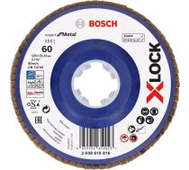 Lāpstveida slīpēšanas disks Bosch X551; 125 mm; K60