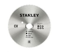 Griešanas disks kokam Stanley STA10165-XJ; 160x20 mm; 100T