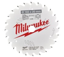 Griešanas disks kokam Milwaukee 4932471931; 165x20 mm; Z24