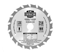 Griešanas disks kokam CMT K16024H; 160x20 mm; Z24; 15°