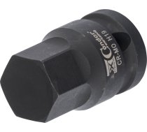 Triecienskrūvgrieža uzgalis Condor Werkzeug C12022/K19; 1/2''; HEX 19; 40 mm