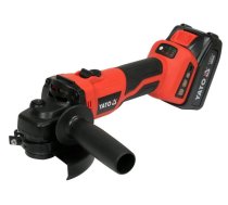 Akumulatora leņķa slīpmašīna Yato YT-828295; 18 V; 2x4,0 Ah akum.