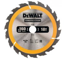 Griešanas disks kokam DeWalt DT1931-QZ; 160x20 mm; 18T