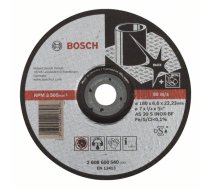 Slīpēšanas disks Bosch AS 30 S INOX BF; 180x6 mm