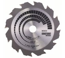 Griešanas disks kokam Bosch CONSTRUCT WOOD; 160x2,6x20,0 mm; Z12; 12°