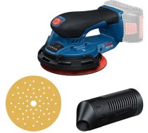 Ekscentra slīpmašīna Bosch GEX 18V-150-3 Professional; 18 V (bez akumulatora un lādētāja) + L-BOXX 162