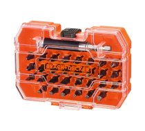 Skrūvgriežu uzgaļu komplekts Black & Decker A7228-XJ; 31 gab.
