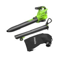 Akumulatora lapu sūcējs-pūtējs Greenworks BL48L01-01; 2x24 V (bez akumulatora un lādētāja)