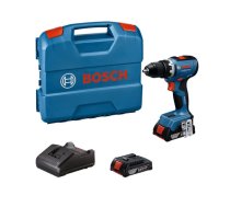 Urbjmašīna-skrūvgriezis Bosch GSR 18V-65; 18 V; 2x2,0 Ah akum.