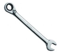 Kombinēta atslēga ar sprūdratu Sata S46612; 19 mm