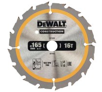 Griešanas disks kokam DeWalt DT1948-QZ; 165x20 mm; 16T