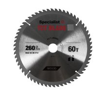 Griešanas disks kokam Specialist+ Wood; 260x30 mm; Z60
