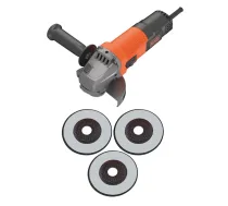 Elektriskā leņķa slīpmašīna Black & Decker BEG110A3-QS; 750 W; 115 mm