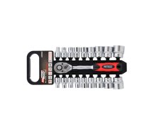 Uzgriežņa galviņu komplekts AWTools AW39019; 1/2''; 8-32 mm; 19 gab.