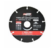 Griešanas disks kokam leņķa slīpmašīnām AWTools AW45101BL; 125 mm
