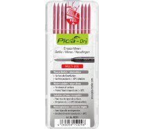 Grafīta serde Pica Dry; 125 mm; 10 gab.; sarkanā krāsā
