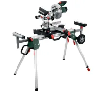 Leņķzāģis Metabo KGS 254 M; 1450 W (galds ar riteņiem)