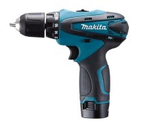 Urbjmašīna-skrūvgriezis Makita DF330DWE; 10,8 V; 2x1,3 Ah akum.