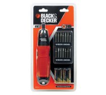 Skrūvgriezis ar akumulatoru BLACK & DECKER A 7073; 6 V + 18 piederumu komplekts