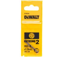 Metāla urbis DeWalt Extreme2 HSS-G, DIN 338; 1,5x40 mm; 2 gab.