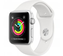 Apple Apple Watch Series 3 GPS- 42mm Silver Aluminium Case with White Sport Band