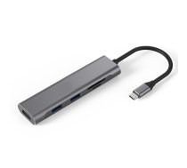 Adapter USB Type-C - 2 x USB 3.0, HDMI, SD, TF | CA913459  | 9990000913459