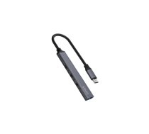 Adapteris Savio USB-C – 3 × USB-A 2.0, 1 × USB-A 3.1 GEN 1 HUB AK-71 | AK-71  | 5901986048497