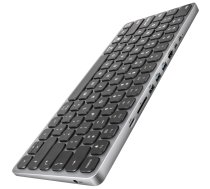 AXAGON HMC-KB keyboard USB-C 5Gbps with HUB, microSD/SD, 3x USB-A, HDMI 4K/60Hz, PD 100W, Audio, US layout | HMC-KB-US  | 8595247908087