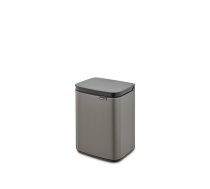 BRABANTIA atkritumu tvertne Bo, 4l, Platinum | 222504  | 8710755222504