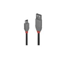 CABLE USB2 A TO MINI-B 1M/ANTHRA 36722 LINDY | 36722  | 4002888367226