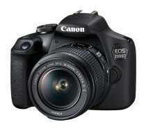 Canon   EOS 2000D 18-55 IS II EU26 SLR Camera Kit, Megapixel 24.1 MP, Image stabilizer, ISO 12800, Display diagonal 3.0 ", Wi-Fi, Video recording, APS-C, Black | 2728C003  | 4549292111859