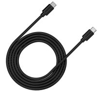 CANYON cable C-12 USB-C to USB-C 100W 2m Black | CNS-USBC12B  | 5291485008710