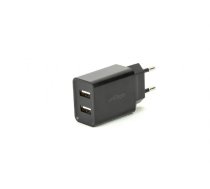 Energenie 2-port Universal USB Charger Black | EG-U2C2A-03-BK  | 8716309111355