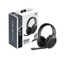 MSI   | Gaming Headset | Immerse GH50 Wireless | Wireless | Over-Ear | Microphone | Wireless | Black | IMMERSE GH50 WIRELESS  | 4719072934491