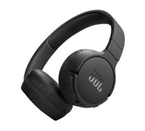 JBL on-ear bezvadu austiņas ar trokšņu  slāpēšanu, melnas | JBLT670NCBLK  | 6925281973208