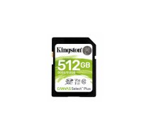 Kingston 512GB SDXC Canvas Select Plus | SDS2/512GB  | 740617298192