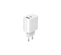 Lādētājs Gembird USB Type-C + USB Type-A White | TA-UC-2AC12-01  | 8716309129558