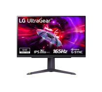 LG   UltraGear QHD Gaming Monitor 27GR75Q-B 27 ", IPS, QHD, 2560 x 1440, 16:9, 1 ms, 165 Hz, HDMI ports quantity 2 | 27GR75Q-B  | 8806084255068