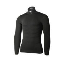 Man Long Sleeves Mock Neck Shirt Extra Dry (Melna, XL / XXL) | 8025006673364  | 8025006673364