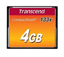 MEMORY COMPACT FLASH 4GB/SLC TS4GCF133 TRANSCEND | TS4GCF133  | 760557810308