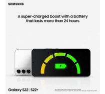 Samsung Galaxy S22 SM-S901B 15.5 cm (6.1") Dual SIM Android 12 5G USB Type-C 8 GB 128 GB 3700 mAh Black | TKOSA1SZA1025  | 8806092878624 | TKOSA1SZA1025